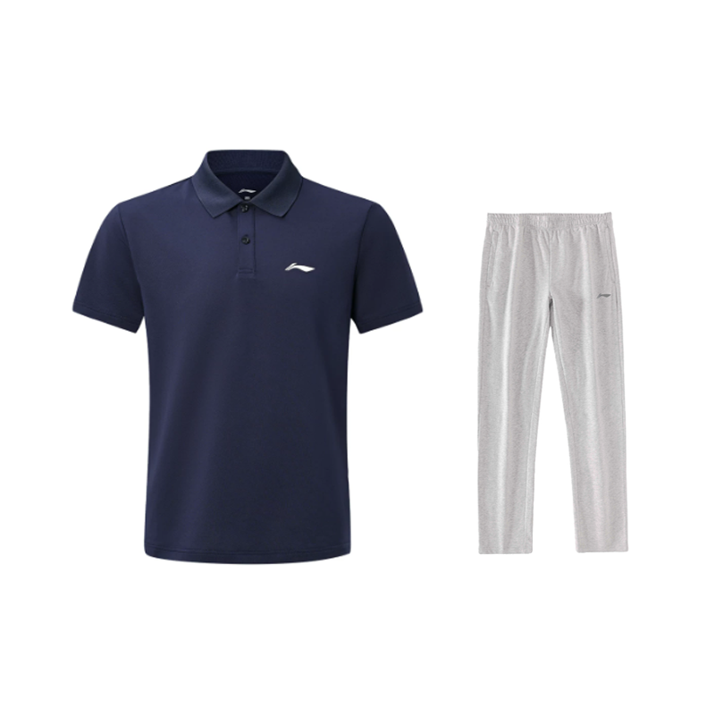 Li-Ning Li Ning Casual Sportswear Men's Polo Collar Moderate