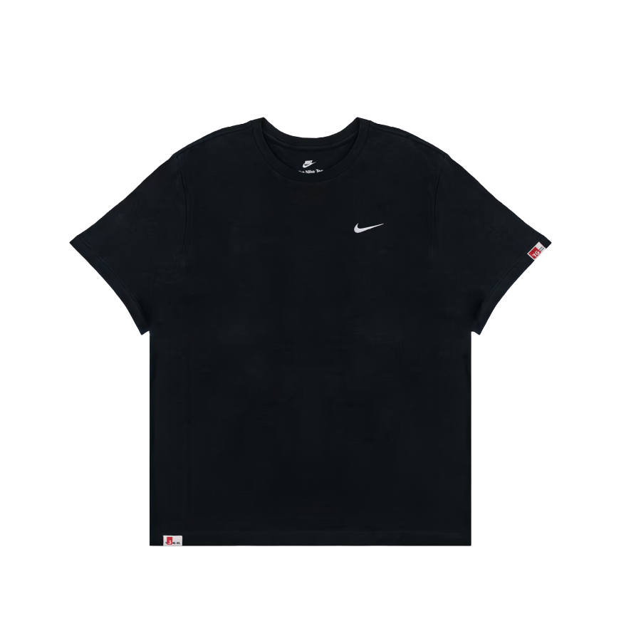 Nike Nike Sportswear T Shirts Men's Black Crew Neck Moderate Straight Fit
