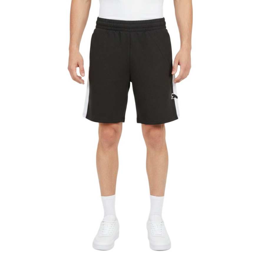 PUMA Casual Shorts Men's Black/White Moderate