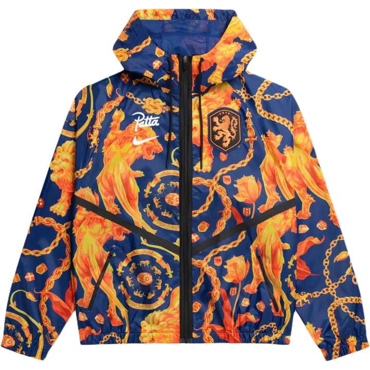 Nike Nike X Patta Jackets Unisex Orange Hooded Non Detachable Moderate Other