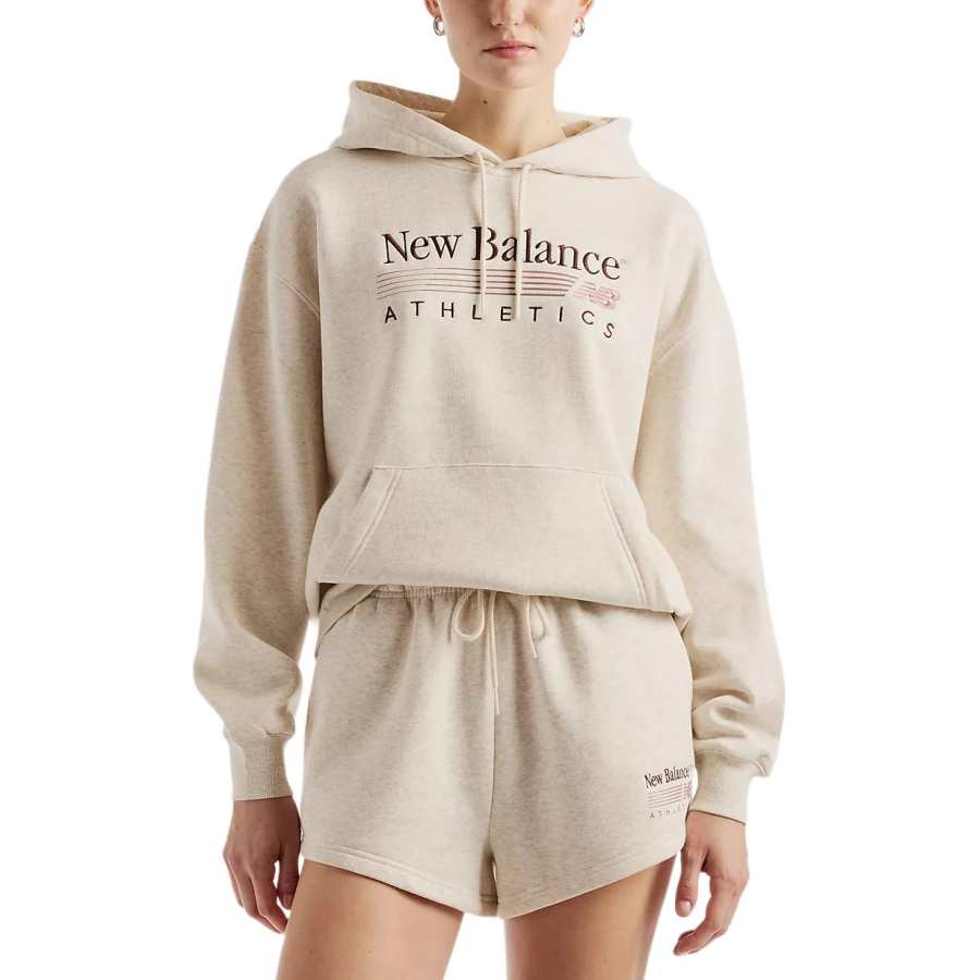 New Balance New Balance Sweatshirts Women's Linen Heather Hooded Non Detachable Moderate