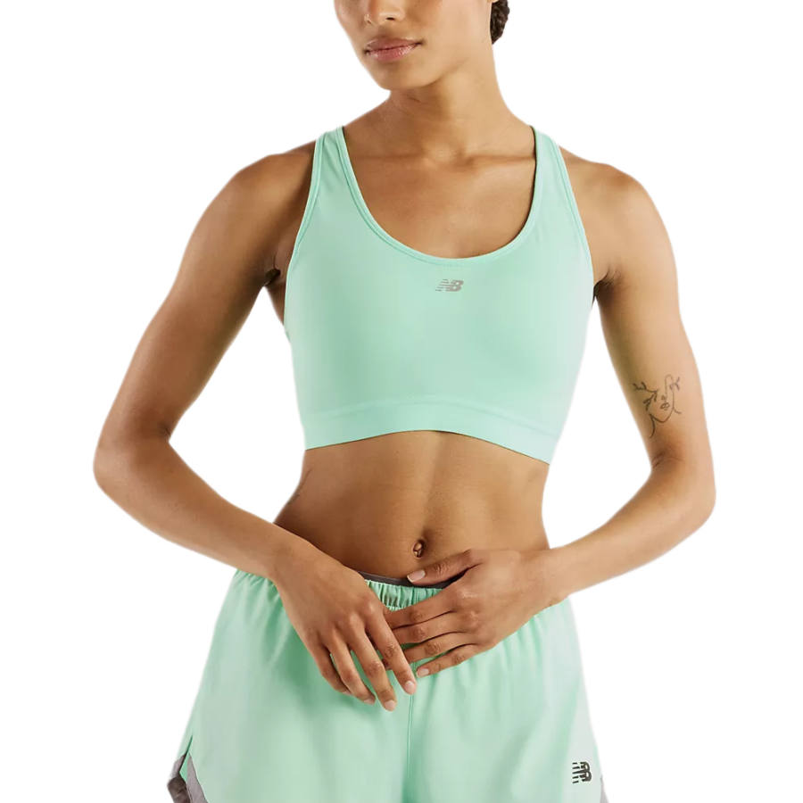 New Balance New Balance NB Essentials Running Tank Tops Women's Green Crew Neck Moderate