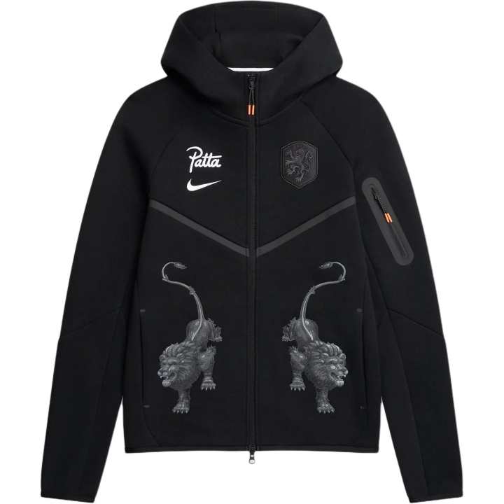 Nike Nike X Patta WINDRUNNER Jackets Men's Black/White Hooded Non Detachable Moderate Other