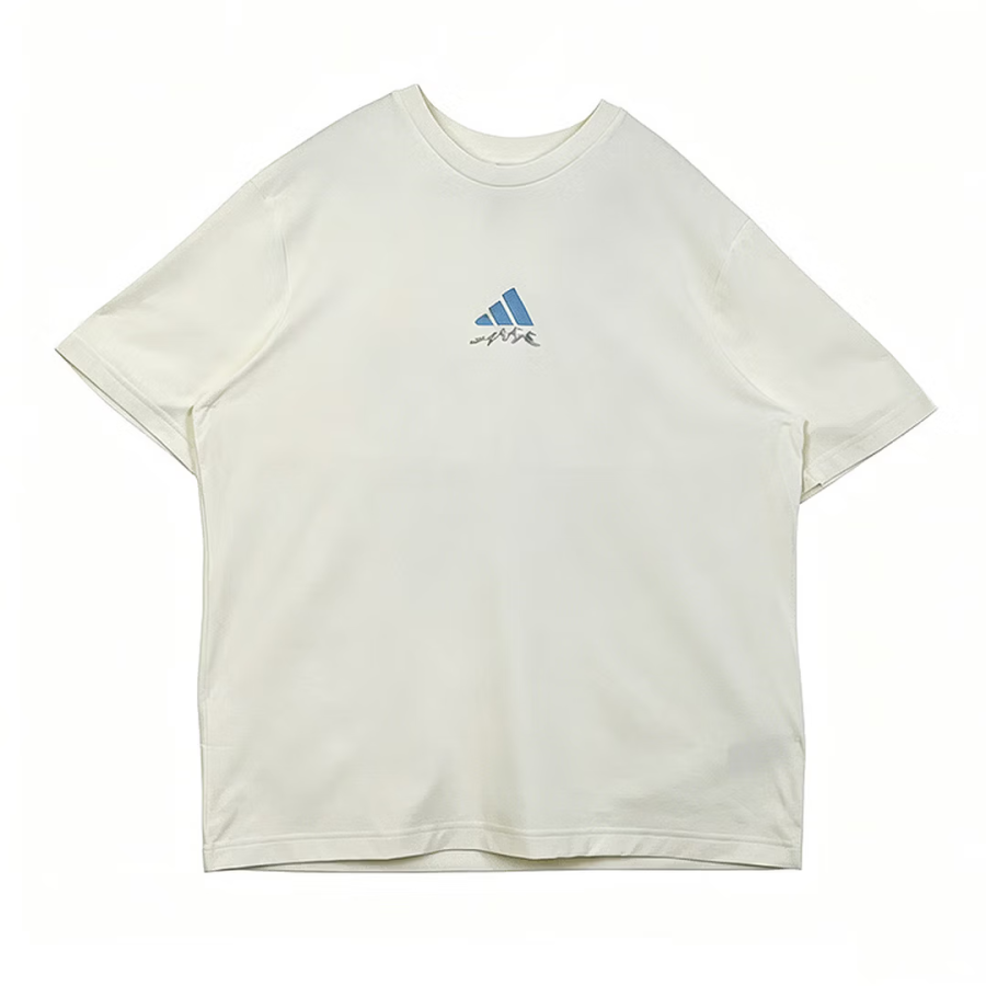 Adidas Adidas T Shirts Men's White/Black Crew Neck