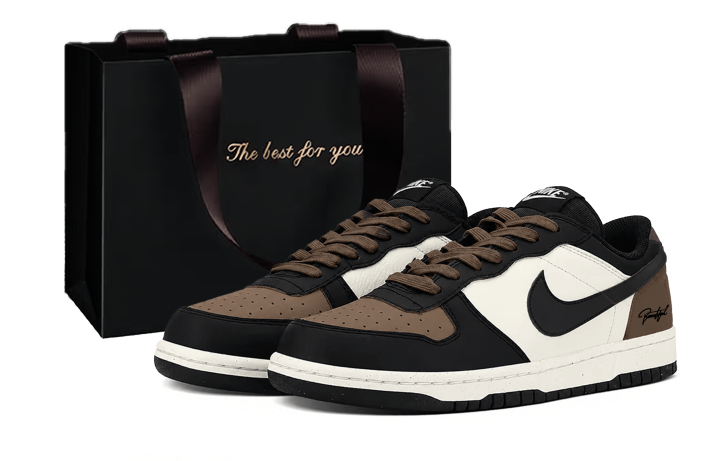 Nike Nike Big Skateboard Shoes Men's Low Top Brown
