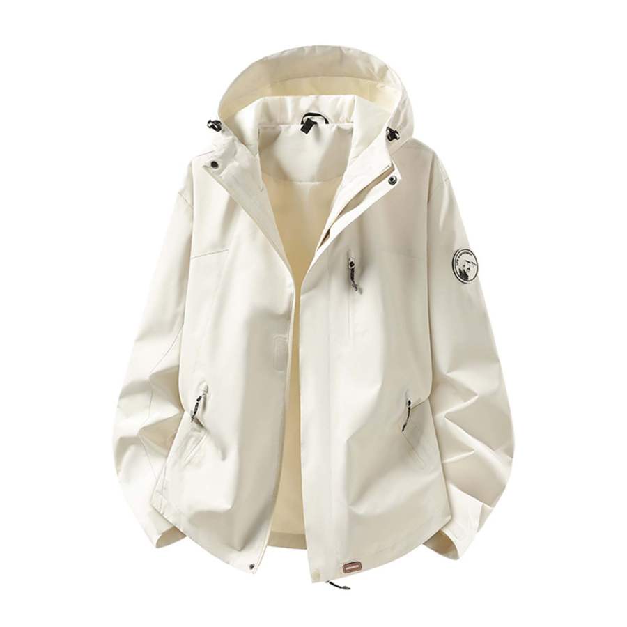 WARRIOR Windbreaker Jackets Unisex Hooded Non Detachable Moderate Straight Fit