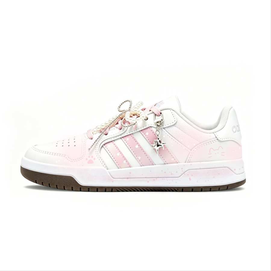 Adidas Adidas ENTRAP Skateboard Shoes Women's Low Top Pink
