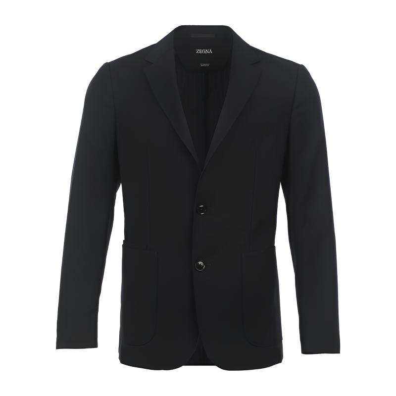 Ermenegildo Zegna Business Suits Men's Dark Blue Moderate