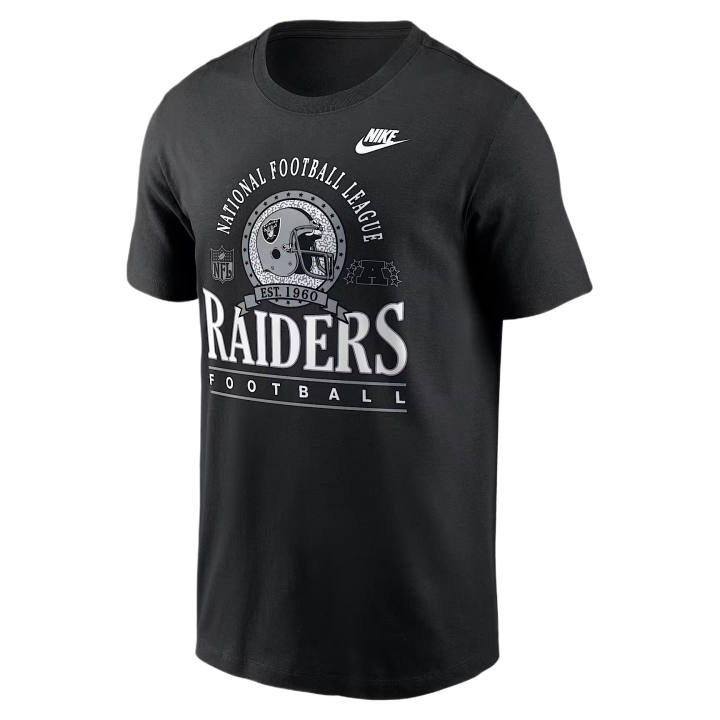 Nike Nike NFL T Shirts Men's Black Crew Neck Moderate
