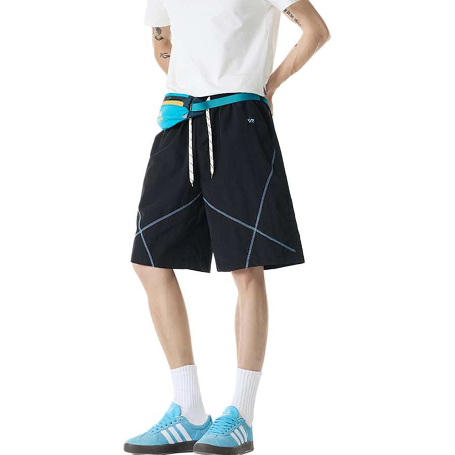 WARRIOR WARRIOR Casual Shorts Unisex Thin Straight Fit Pants