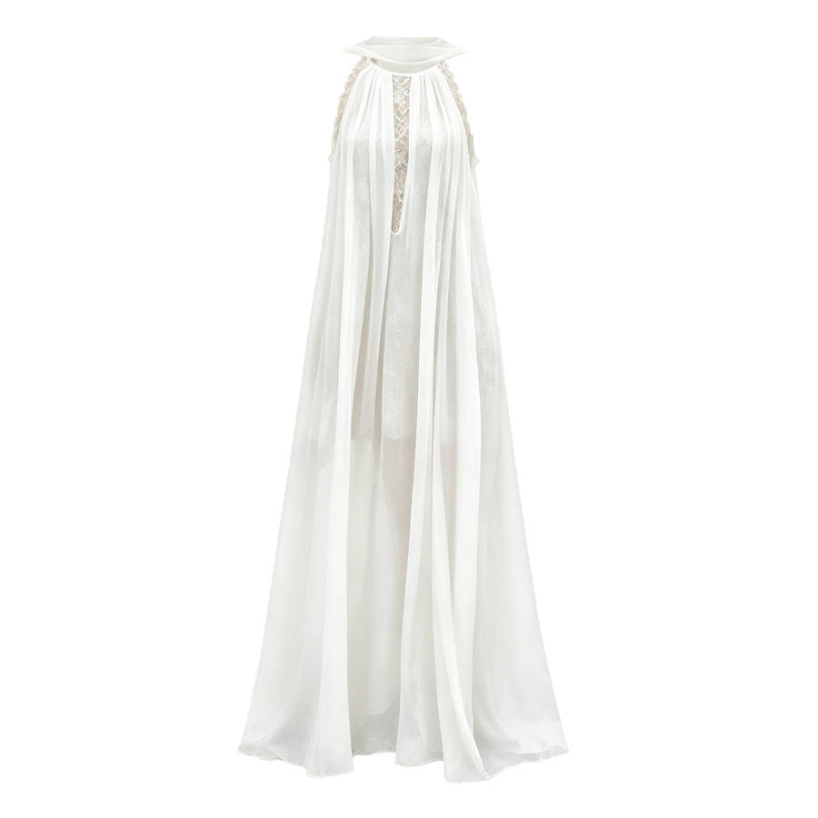 CPAURA Sleeveless Dresses Women's Image Color Halter Moderate Long Skirt A Line Skirt