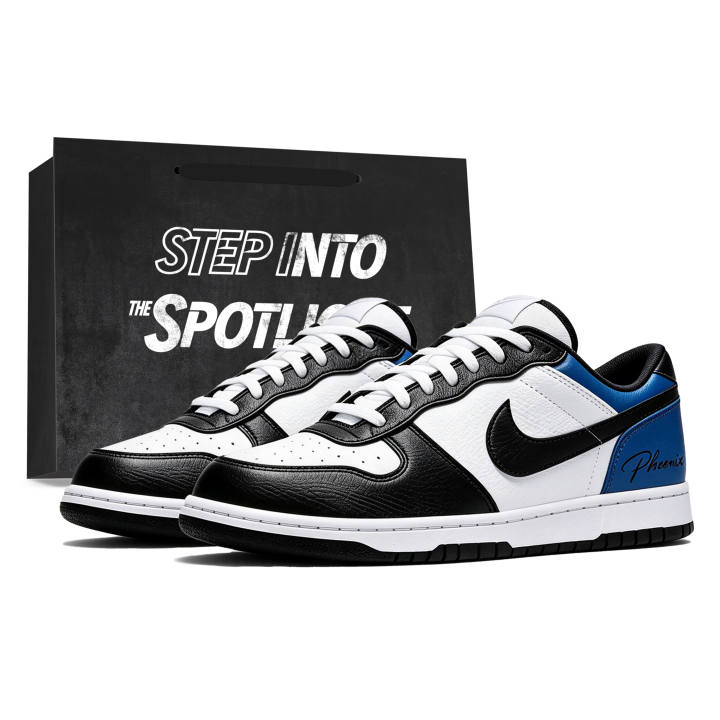 Nike Nike Big Skateboard Shoes Unisex Low Top Black/White