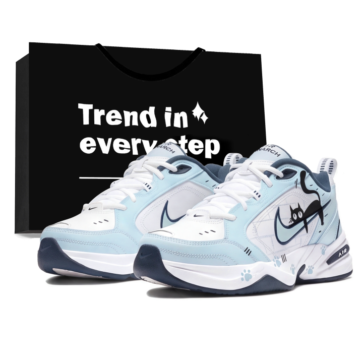 Nike Nike Air Monarch 4 Chunky Sneakers Unisex Low Top White/Blue