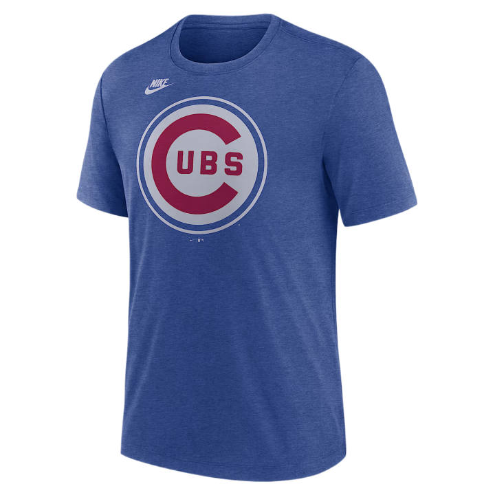 Nike Nike T Shirts Men's Blue Heather Crew Neck Moderate