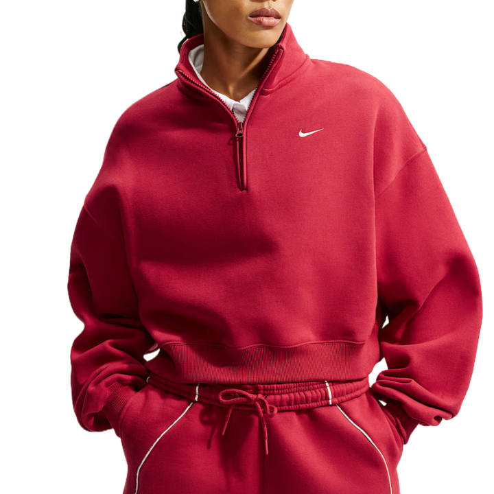 Nike Nike Sweatshirts Women's Bright Red/Sail White Turtleneck Moderate