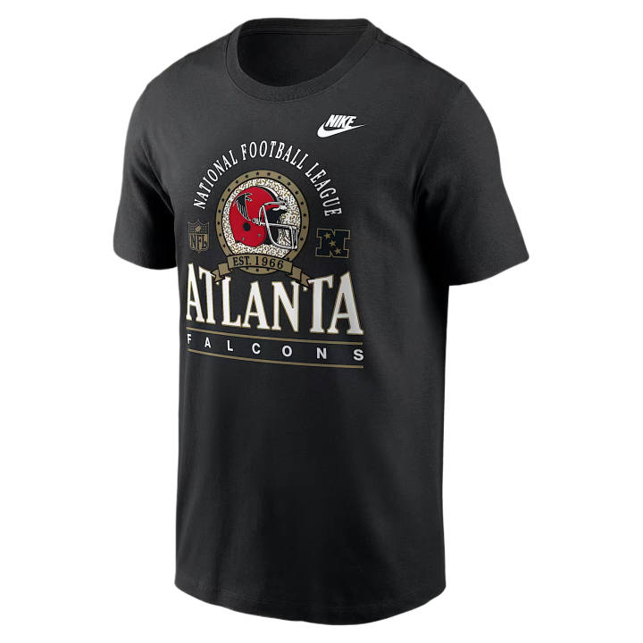 Nike Nike NFL T Shirts Men's Black Crew Neck Moderate