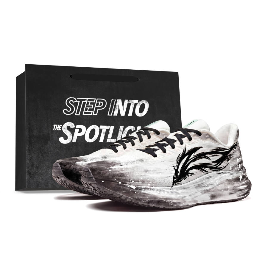 Li-Ning Li Ning Red Hare 9 Running Shoes Men's Low Top White/Black