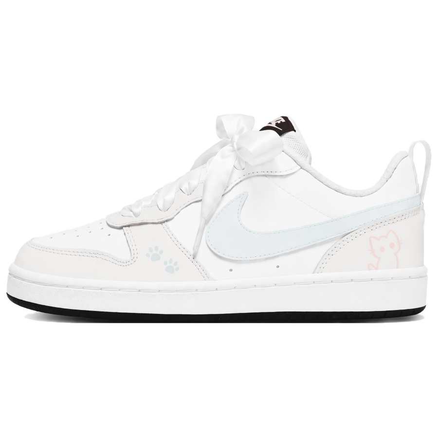 Nike Nike Court Borough 2 Skateboard Shoes Women's Low Top White/Blue