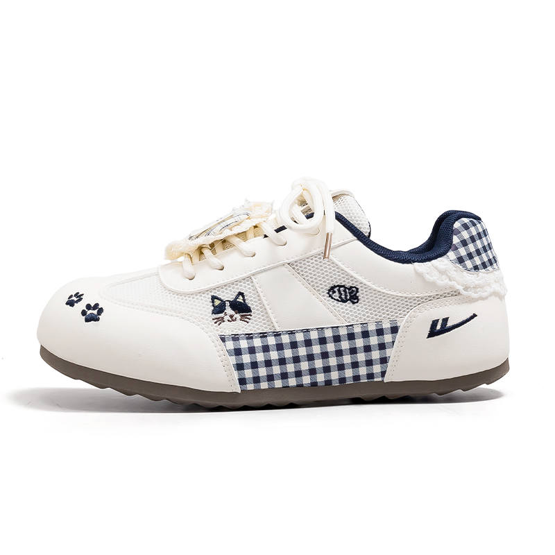 WARRIOR Skateboard Shoes Women's Low Top Blue