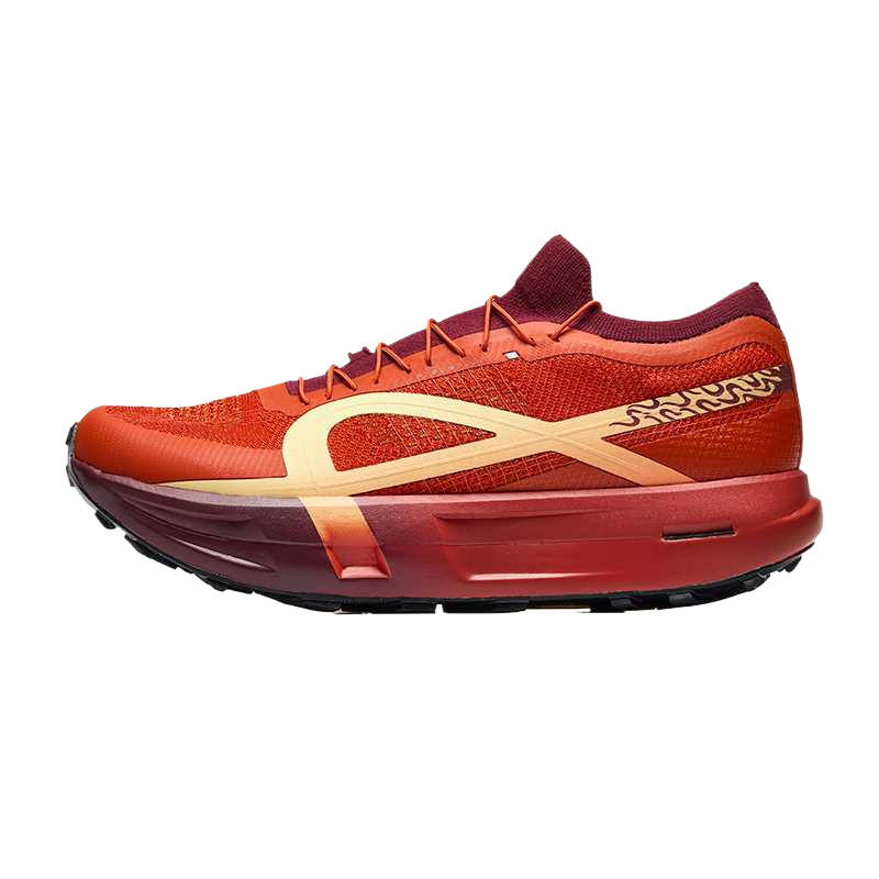 ANTA Champion Falcon SpeedRC Running Shoes Men's Low Top Vibrant Orange/Rose Red