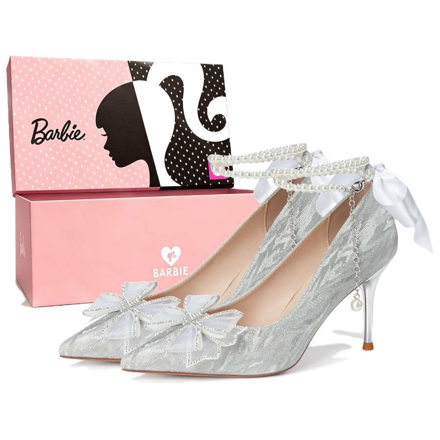 Barbie High Heels Women's Champagne/Silver
