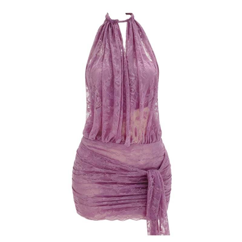 CPAURA Sleeveless Dresses Women's Image Color Strapless Top Moderate Short Skirt Bodycon Skirt
