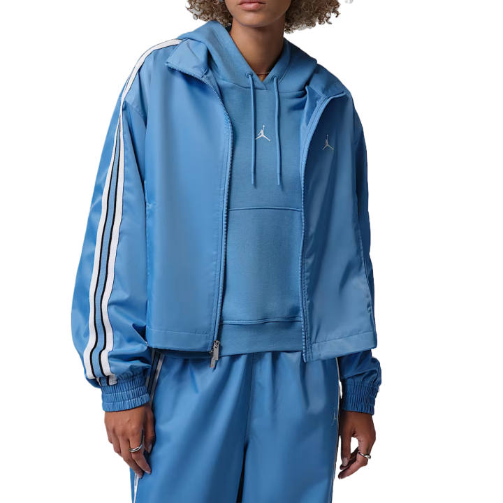 Jordan Jordan Jackets Women's Blue Beyond Stand Collar Moderate