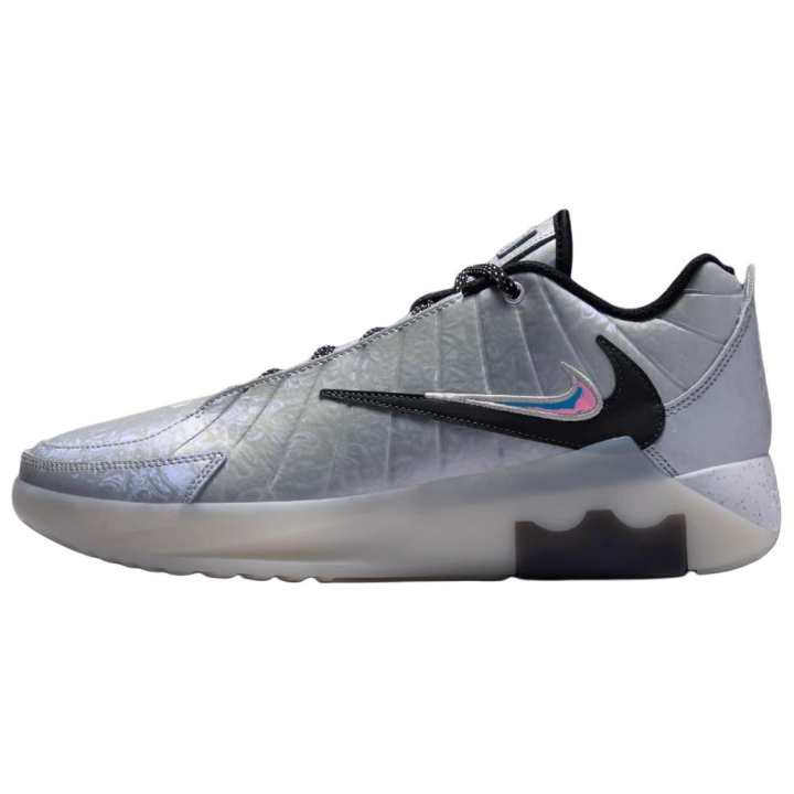 Nike Nike LeBron Witness 9 Basketball Shoes Unisex Metallic Silver/Black And White Wolf Gray