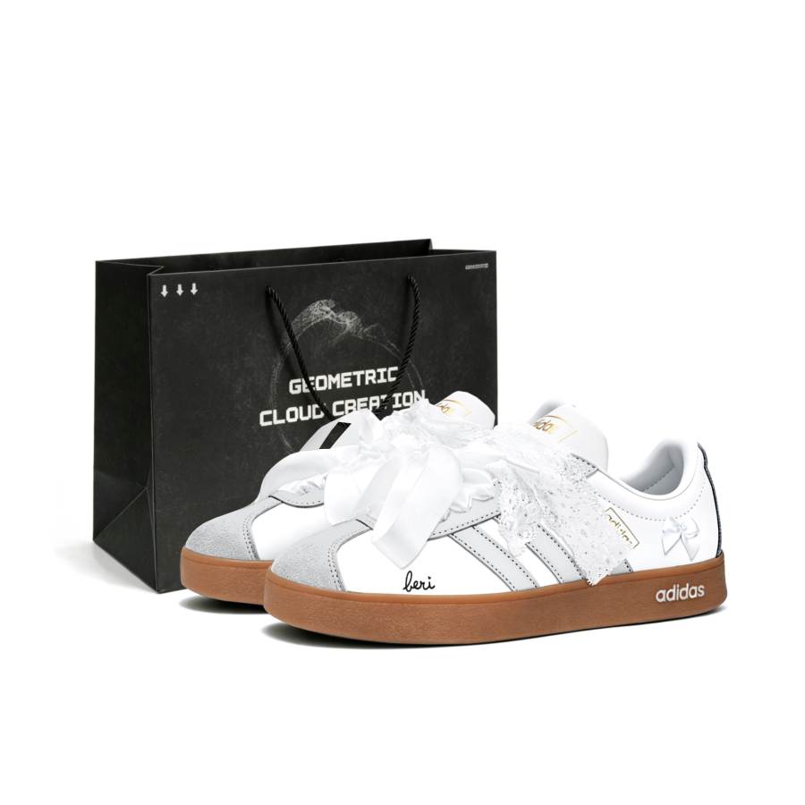Adidas Adidas VL COURT 2.0 German Army Trainers Unisex Low Top White