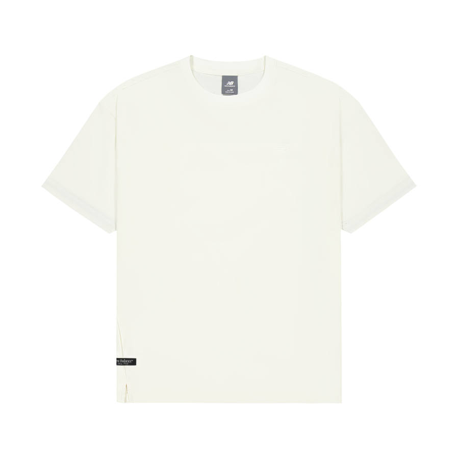 New Balance New Balance T Shirts Men's Sea Salt White Crew Neck