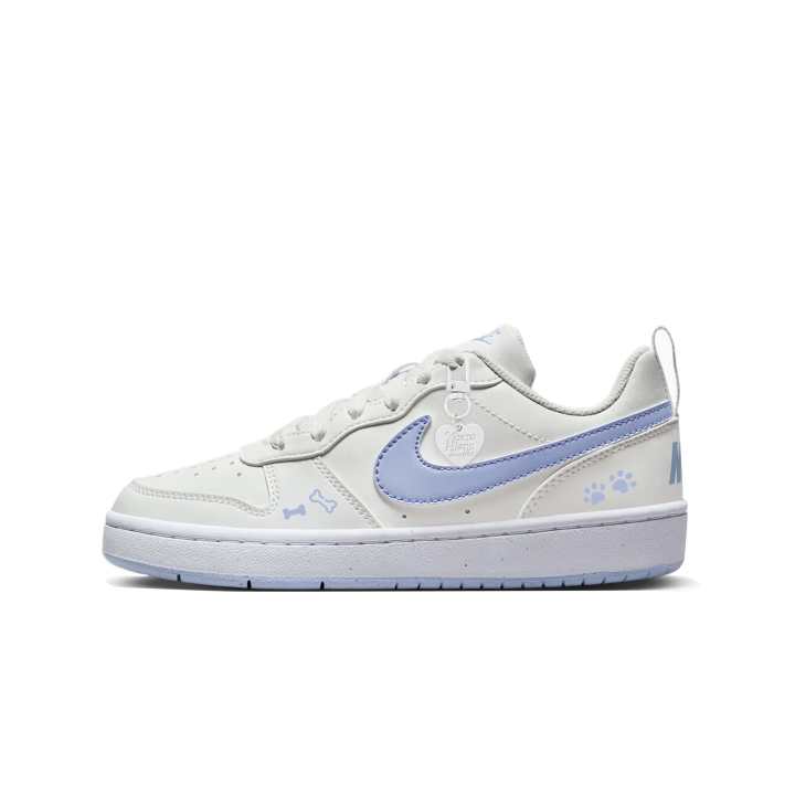 Nike Nike Court Borough Skateboard Shoes Women's Low Top White Blue