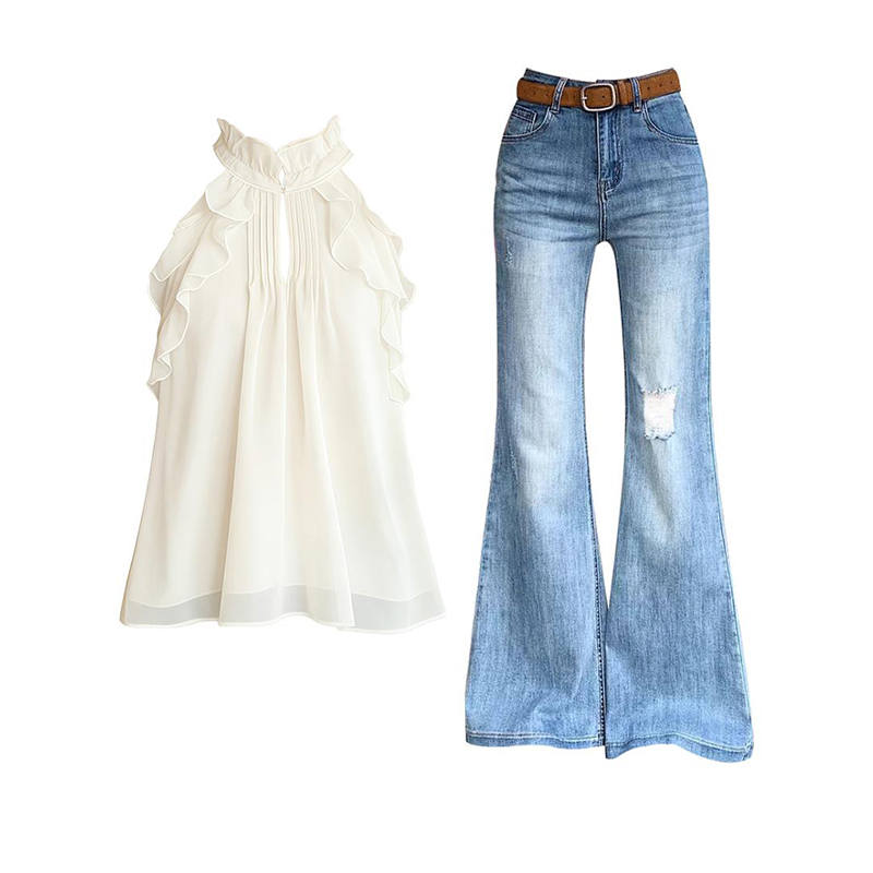 MARIE·COCO Casual Suits Women's Halter Moderate