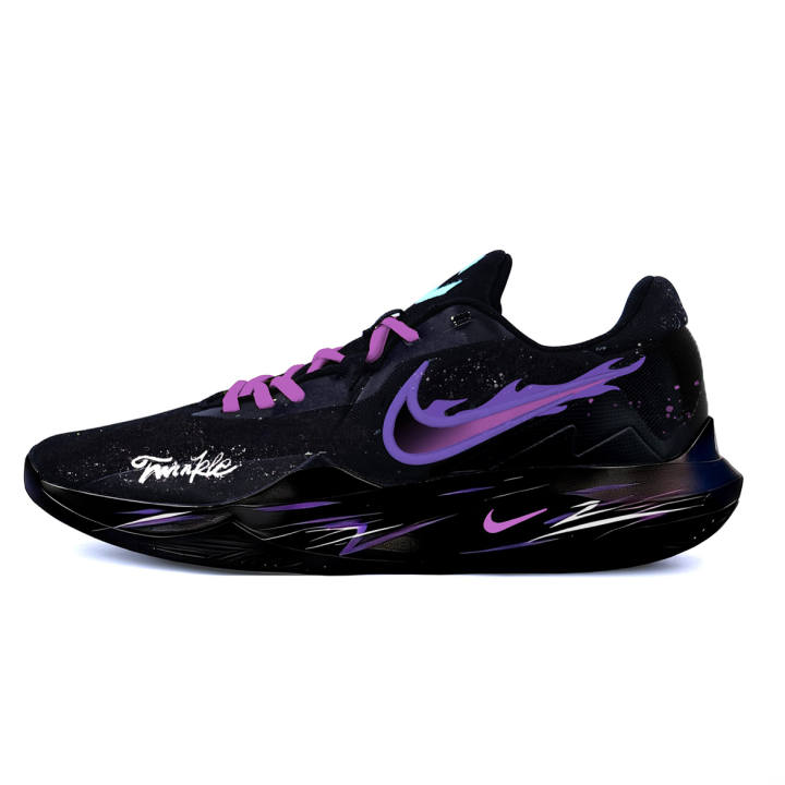 Nike Nike Precision 6 Basketball Shoes Men's Low Top Black Purple Contrast