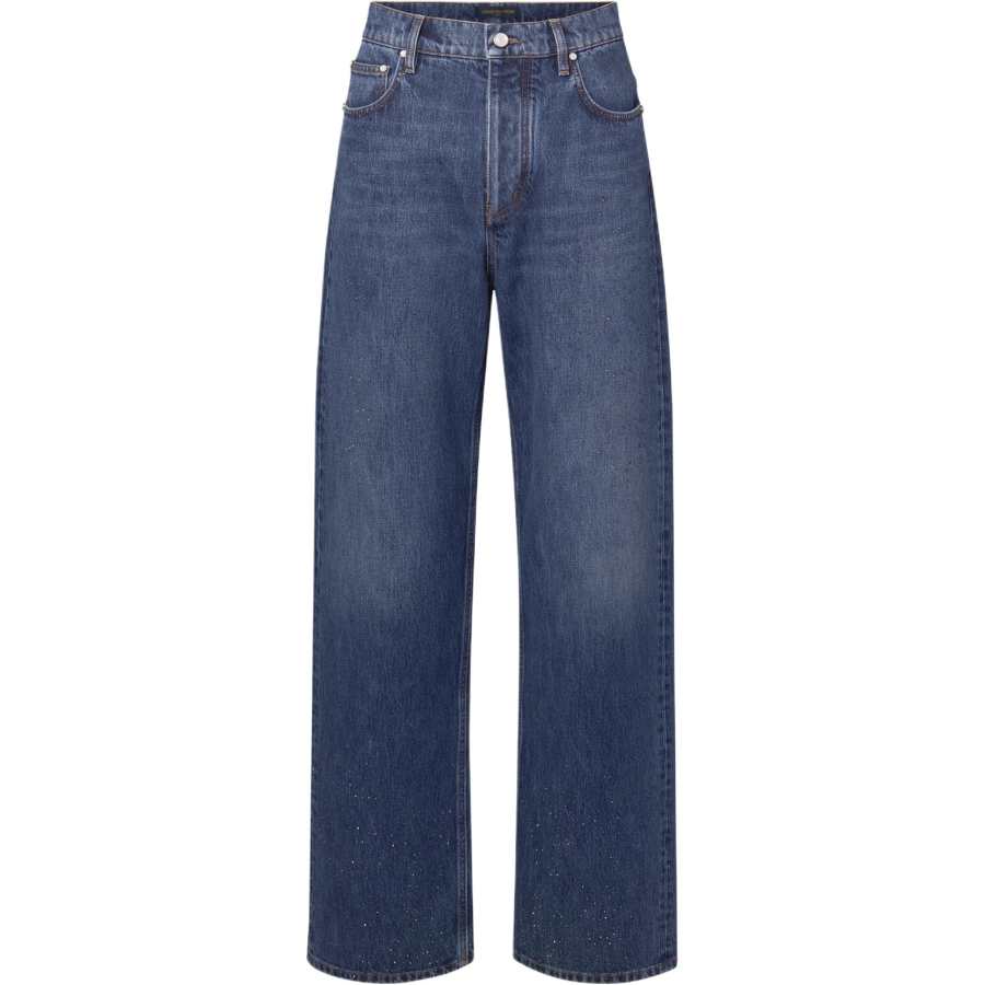 LOUIS VUITTON Jeans Men's Denim Blue Moderate Straight Fit Pants