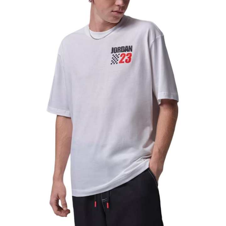 Jordan Jordan Brooklyn T Shirts Men's White Crew Neck