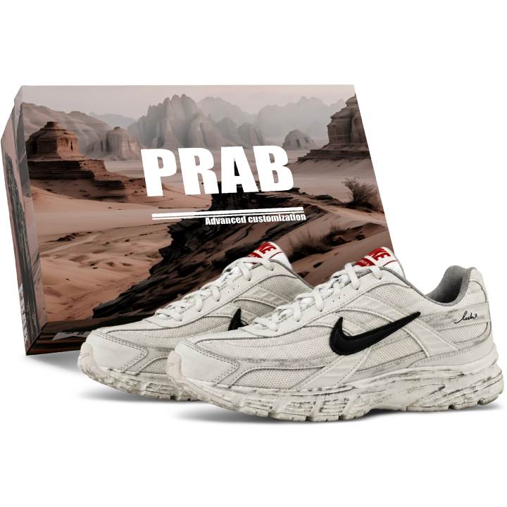 Nike Nike Initiator Running Shoes Unisex Low Top Gray/Black/Ecru