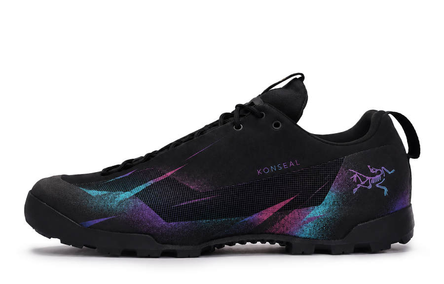 Arcteryx KONSEAL Mountaineering & Hiking Shoes Men's Low Top Purple Pink Blue