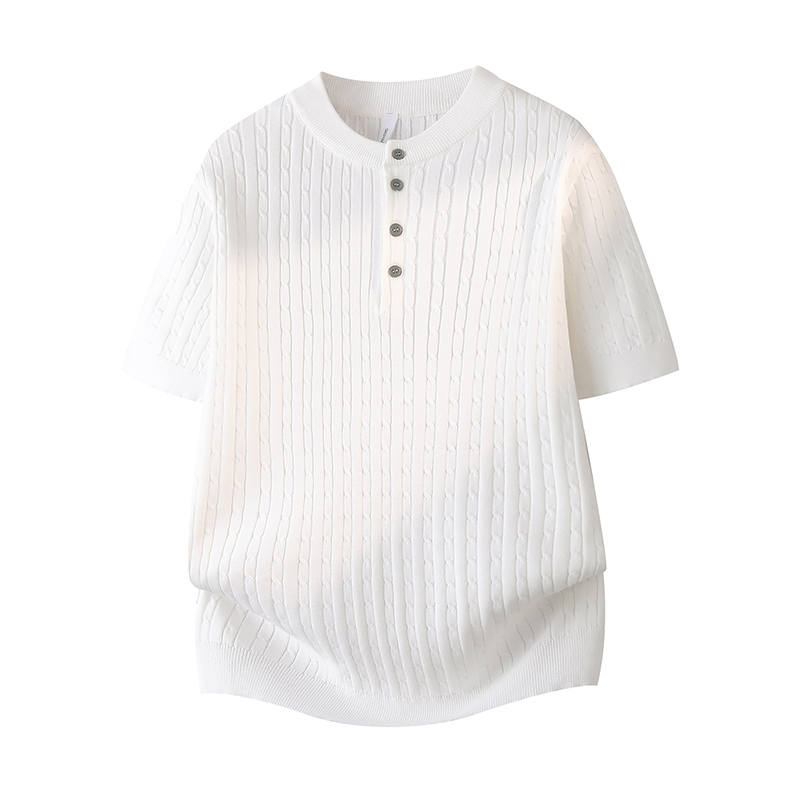 Sugarfunk Sugarfunk Knitwear Men's Henry Collar Moderate