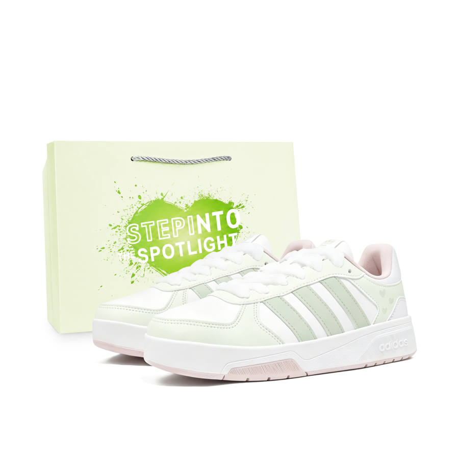 Adidas Adidas COURTBEAT Skateboard Shoes Unisex Low Top Green/White
