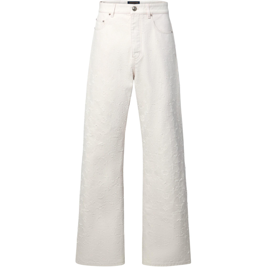 LOUIS VUITTON LOUIS VUITTON Jeans Men's White Moderate Other