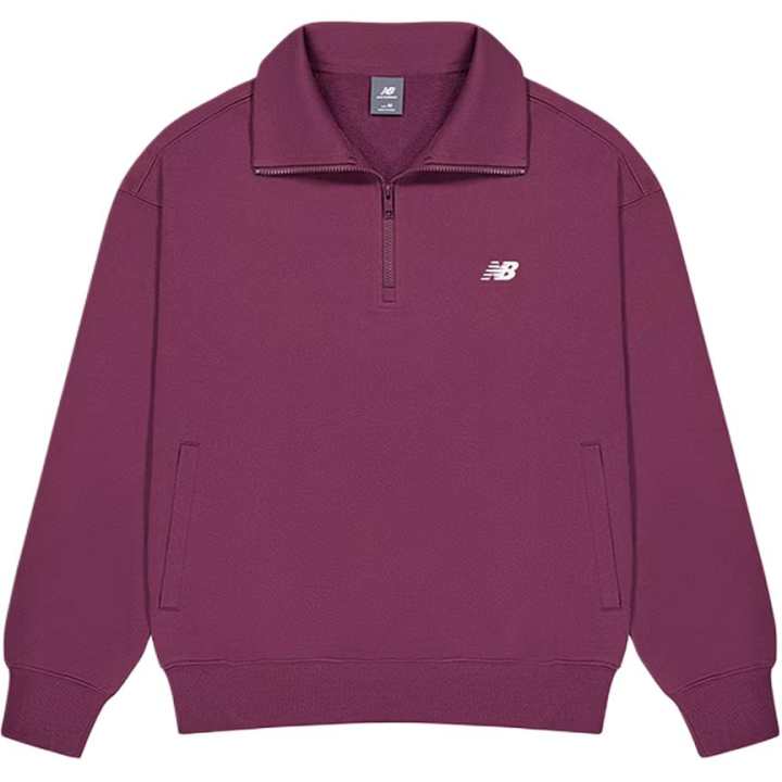 New Balance New Balance Sweatshirts Men's Fuchsia Lapel Moderate