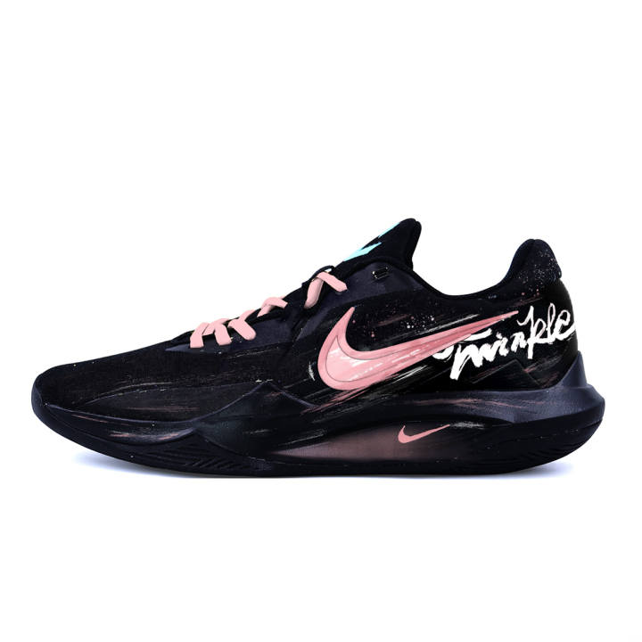 Nike Nike Precision 6 Basketball Shoes Men's Low Top Black Pink Color Block