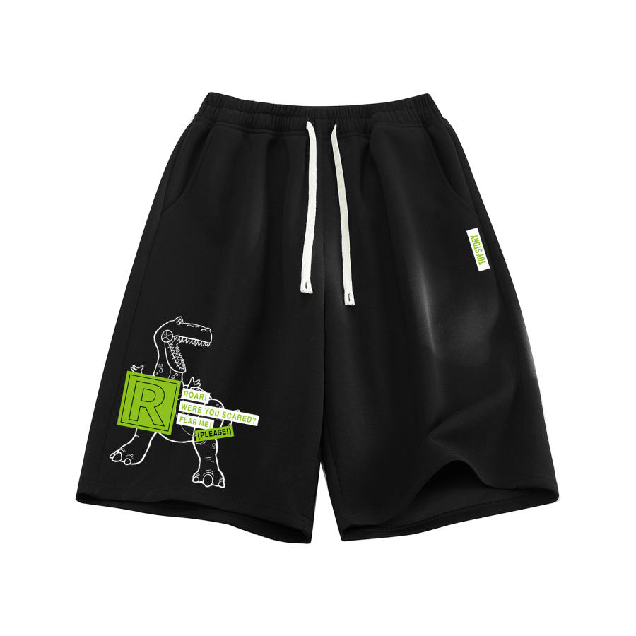 Disney Casual Shorts Unisex Thin Straight Fit Pants