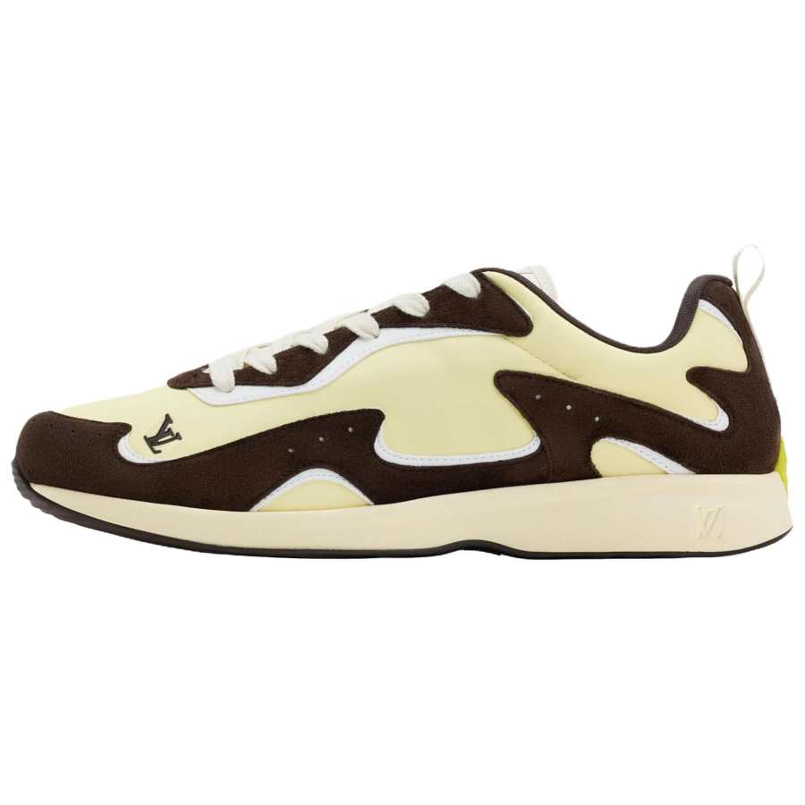 LOUIS VUITTON Casual Shoes Men's Low Top Light Yellow