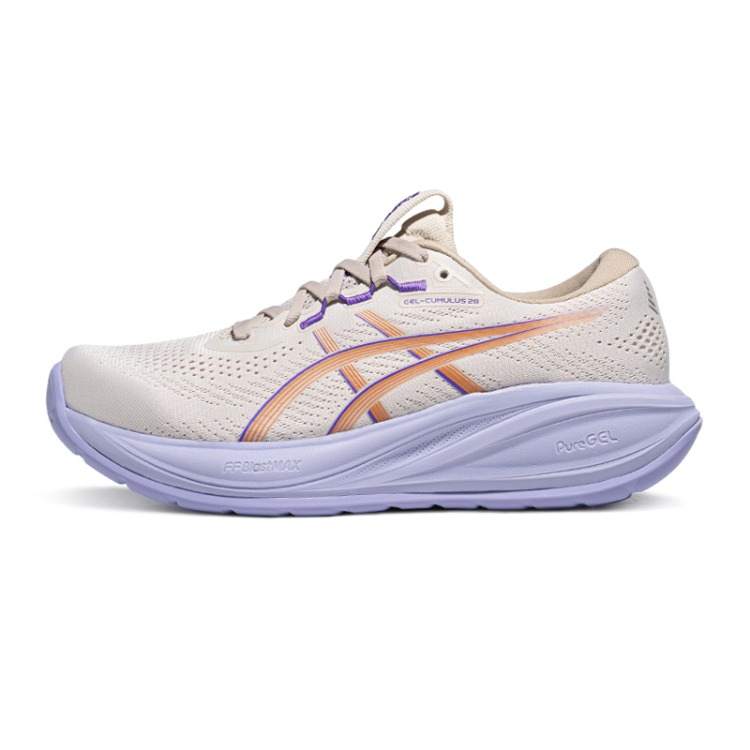 ASICS GEL CUMULUS 28 Running Shoes Women's Low Top Oatmeal/Fresh Air