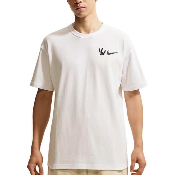 Nike Nike Sportswear T Shirts Unisex White Crew Neck Moderate Other