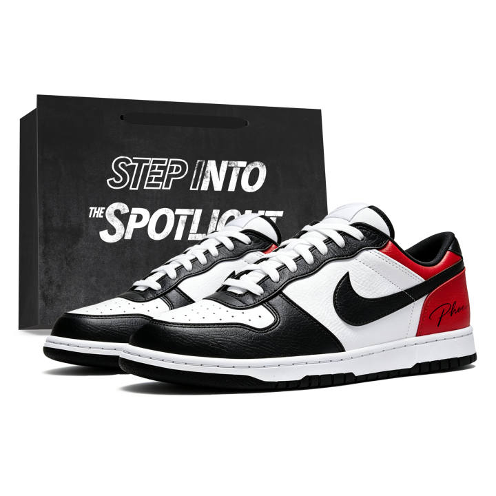 Nike Nike Big Skateboard Shoes Unisex Low Top Black/White