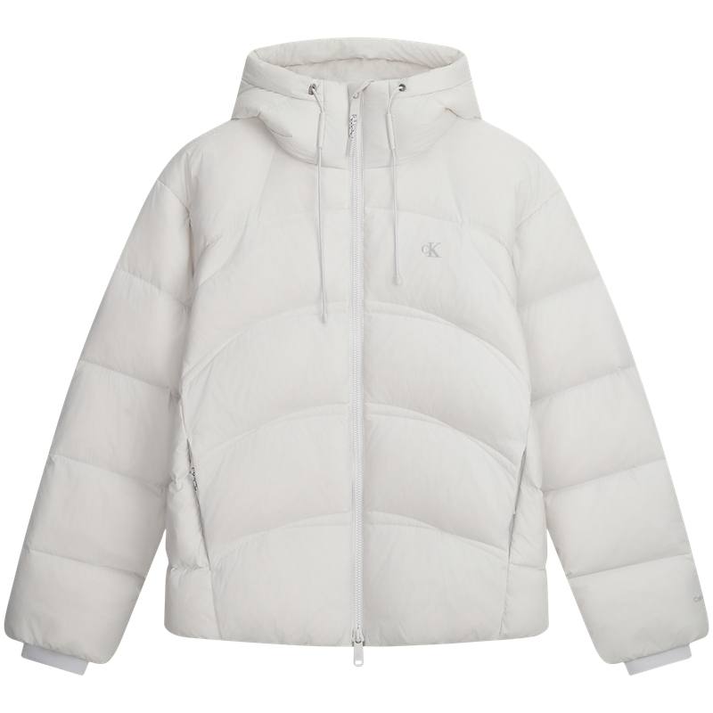 Calvin Klein Down Jackets Men's Hooded Non Detachable Moderate