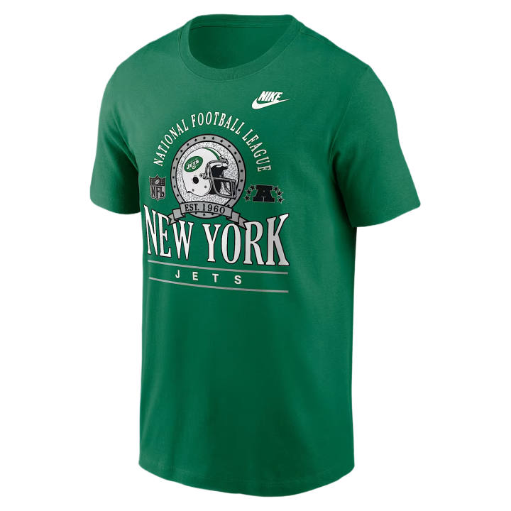 Nike Nike NFL T Shirts Men's Green Crew Neck Moderate