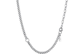 CIROCCO Stainless Steel Necklaces Unisex Silver